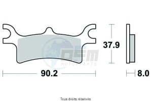 Product image: Sifam - S1992N - Brake Pad Sifam Sinter Metal   S1992N 