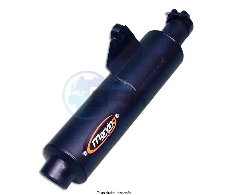 Product image: Marving - 01S2119 - Silencer  Rond GSF 400 BandIT Approved Rond Ø100 Black   0
