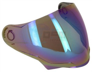 Product image:  - ECRANDJD3 - Visor Iridium for Helmet Demi-jet S760 