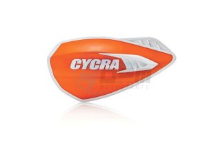Product image: Cycra - 1CYC-0056-203 - HAND PROTECTOR MAIN CYCLONE - Orange/White 