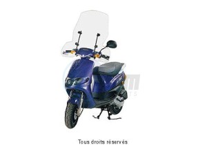 Product image: Fabbri - PAR1450A - Windscreen Piaggio Zip Fast R. High without top edge  