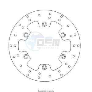 Product image: Sifam - DIS1036 - Brake Disc Honda Ø276x166x144,1  Mounting holes 6xØ10,5 Disk Thickness 4 