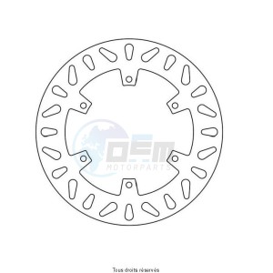 Product image: Sifam - DIS1292W - Brake Disc Ducati Ø320x199,8x176  Mounting holes 6xØ16,7 Disk Thickness 4,5 