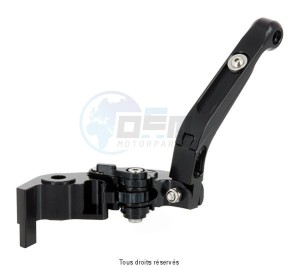 Product image: Sifam - KL09N - Kit Levers CNC Adjustable and Foldable - Anodised Black Sold as 1 pair 