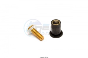 Product image: Kyoto - PAR3003 - Mounting Kit Windscreen  Gold X8 pieces Ø4 Long 15   