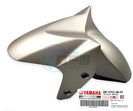 Product image: Yamaha - 2DPF151100P2 - FENDER, FRONT  0