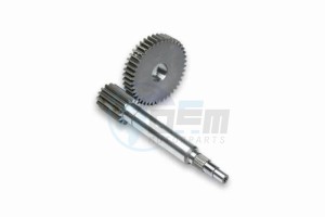 Product image: Malossi - 6713602 - Gear wheel primairy - HTQ Teeth-ratio 14/42 - shaft Ø17mm 