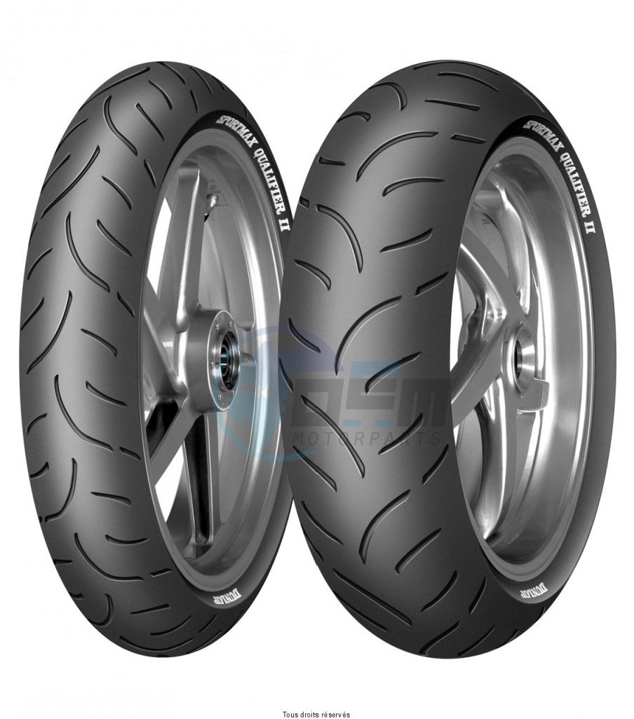 Product image: Dunlop - DUN624782 - Tyre   180/55 ZR 17 SPORTMAX QUALIFIER 2 73W TL Rear  0