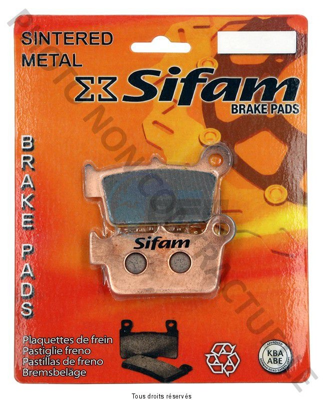 Product image: Sifam - S2007N - Brake Pad Sifam Sinter Metal   S2007N  0