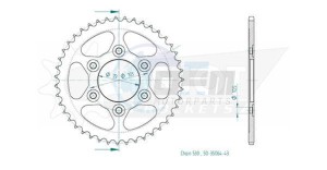 Product image: Esjot - 50-35064-43 - Chainwheel Steel Ducati - 530 - 43 Teeth- Made in Germany 
