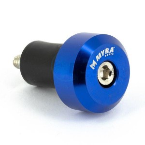 Product image:  - EMBOU89 - Bar ends Conical Ø17 Anodiseerd Blue 