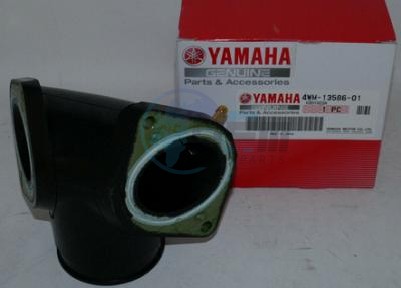 Product image: Yamaha - 4WM135860100 - JOINT, CARBURETOR 1  0
