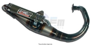 Product image: Giannelli - 31609E - Exhaust REVERSE SPEEDFIGHT 96/01 CEE E13 Silencer  Kevlar   