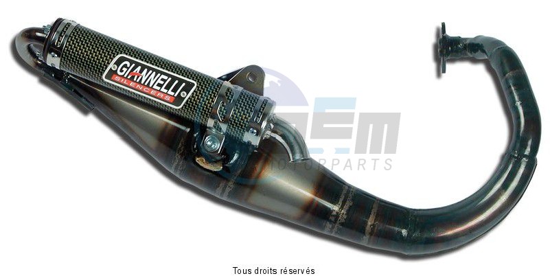 Product image: Giannelli - 31609E - Exhaust REVERSE SPEEDFIGHT 96/01 CEE E13 Silencer  Kevlar    0