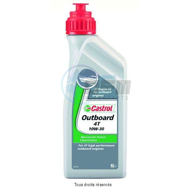 Product image: Castrol - CAST151AD7 - Oil 4T Nautisme Outboard 1L - Semi Synthetic  0