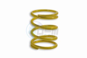 Product image: Malossi - 2911384Y0 - Pressure spring for Vario - Yellow Ø ext.58, 7x75mm - Section 5mm Tarage 13, 6kg 