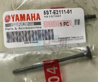 Product image: Yamaha - 5ST-E2111-01-00 - VALVE, INTAKE  0