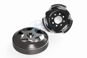 Product image: Malossi - 5216918 - Clutch MAXI DELTA SYSTEM - Clutch housing bell Ø134mm 