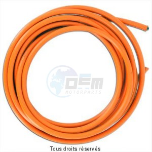 Product image: Goodridge - GD600-03OR - Brake line on roll. With metal braiding and protection layer Orange 5 Meter 