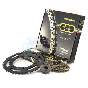 Product image: Regina - 95A04501-REGRH2 - Chain kit Aprilia 450/550 Rxv 2006-2007 15x48 Alu - 520 without O-Ring 