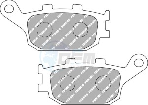 Product image: Ferodo - FDB754ST - Brakepad Sinter metal Sinter Grip Road 