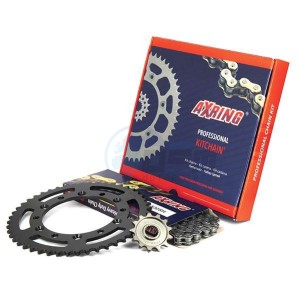 Product image: Axring - 95TM025015-SDR - Chain kit original Tm MX 250 2T 13x49 Alu - 520 with O-Ring 