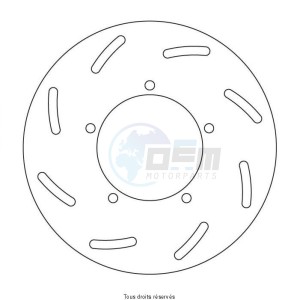Product image: Sifam - DIS1194 - Brake Disc Suzuki Ø250x100x84  Mounting holes 5xØ8,5 Disk Thickness 6 