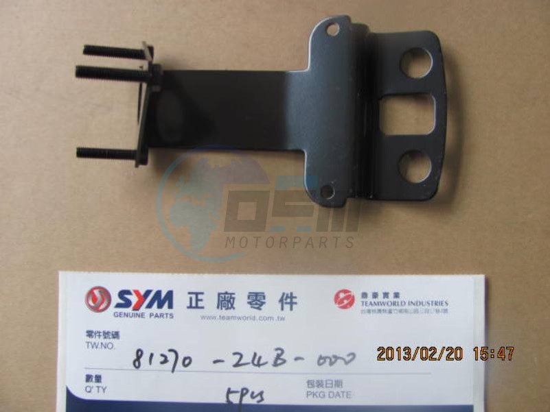Product image: Sym - 81270-Z4B-000 - TAIL LIGHT MOUNTING STAY  0