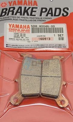 Product image: Yamaha - 5DHW00460000 - BRAKE PAD KIT 2  0