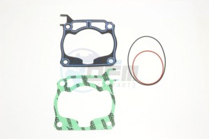 Product image: Athena - VGHR2002 - Gasket kit Cilinder and Cilinder head Yamaha YZ 125 LC 2005-2014 RACE (3 gaskets: 1 Cilinder head - 2 Bottom) 