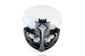 Product image: Kyoto - PLA1002 - Headlight spoiler - Street fighter cowl Clear    