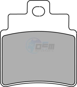 Product image: Ferodo - FDB2141EF - Brakepad Organic Eco-Friction suitable for road use 