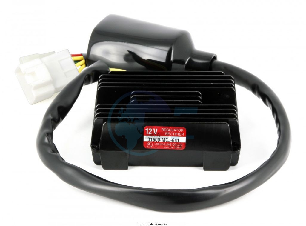 Product image: Kyoto - IND181 - Voltage Regulator Honda CBR 929 RR 12V - Three-phase 7 connectors   0