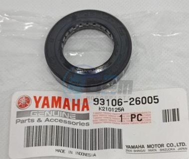 Product image: Yamaha - 931062600500 - SEAL,OIL  0