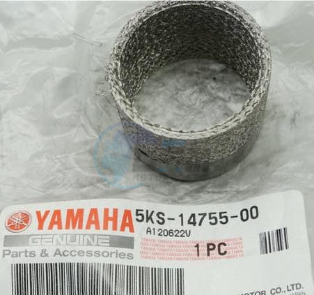 Product image: Yamaha - 5KS147550000 - GASKET, SILENCER  0