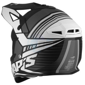 Product image: Swaps - CSW5F0104 - Helmet Cross BLUR S818 - Black/White Mat - Size L 