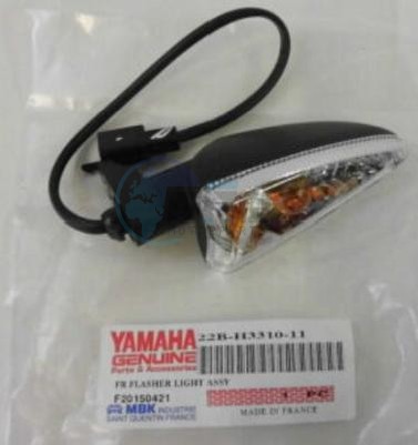 Product image: Yamaha - 22BH33101100 - FR FLASHER LIGHT ASSY  0