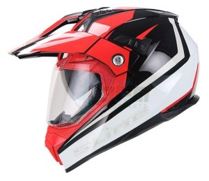 Product image: S-Line - CEN1G1604 - Helmet Enduro S789 CRUX - Red Black Grey - L 