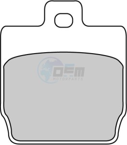 Product image: Ferodo - FDB2062EF - Brakepad Organic Eco-Friction suitable for road use 