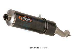 Product image: Marving - 01CAY19EU - Silencer  SUPERLINE YZF R1 00/01 Approved Big Oval Carbon  