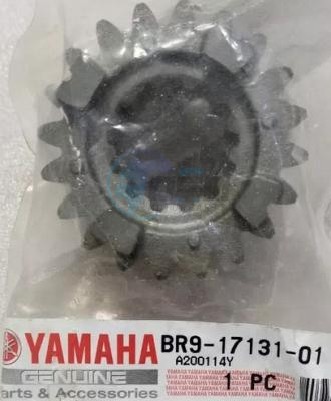 Product image: Yamaha - BR9171310100 - GEAR, 3RD PINION  0