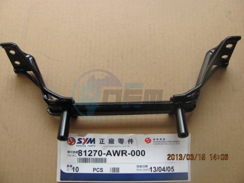 Product image: Sym - 81270-AWR-000 - LUGGAGE BOX BRKT. COMP.  0