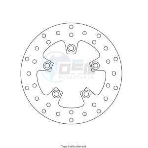 Product image: Sifam - DIS1196W - Brake Disc Suzuki Ø220x110x89,5  Mounting holes 5xØ10,5 Disk Thickness 5 