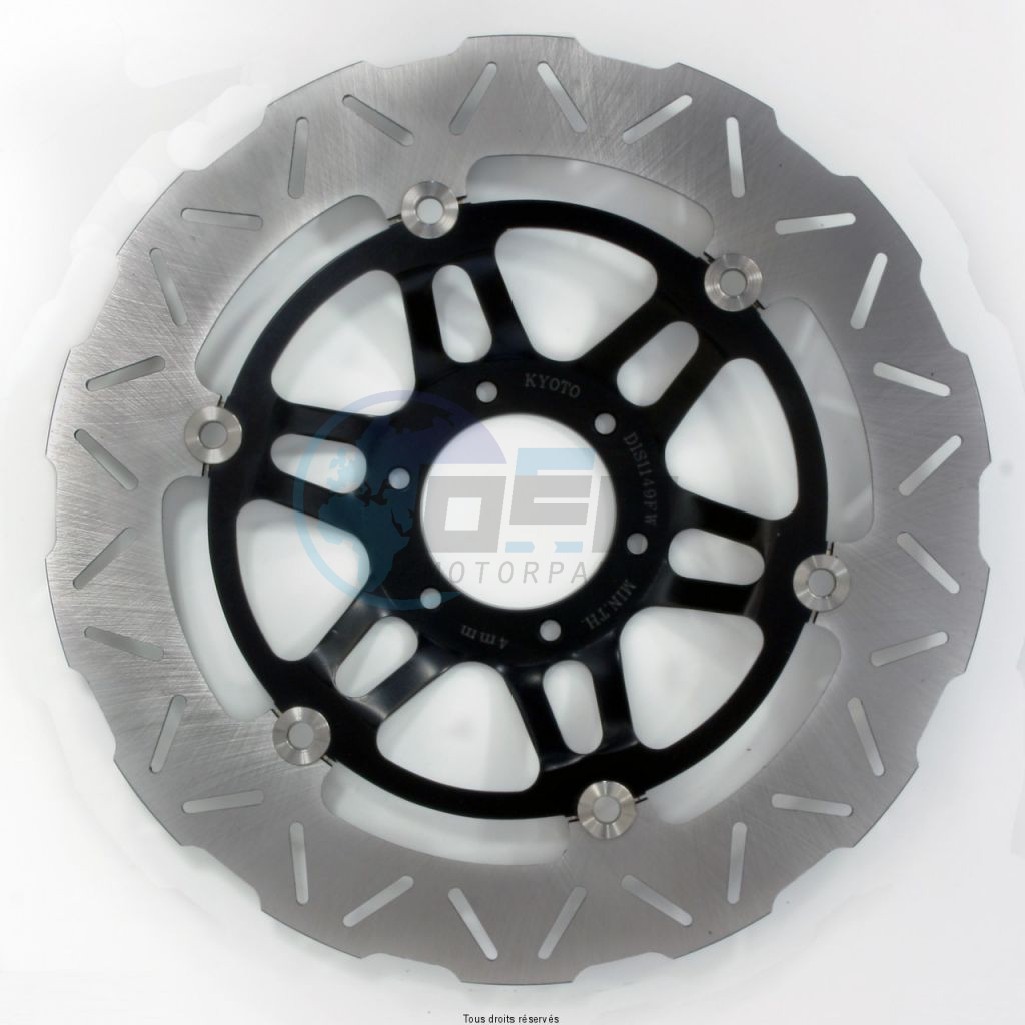 Product image: Sifam - DIS1149FW - Brake Disc Honda Ø296x78x62   Mounting holes 6xØ10,5 Disk Thickness 4,5  ET-Offset 23  1