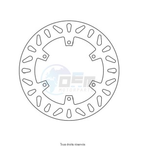 Product image: Sifam - DIS1240W - Brake Disc Honda Ø256x166x144,4  Mounting holes 6xØ10,5 Disk Thickness 5 