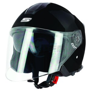 Product image: S-Line - JKY1G1003 - Helmet Jet S770 KYLE - Black Brillant - Size M 