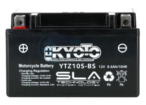Product image: Kyoto - 512104 - Battery  YTZ10S-BS SLA-AGM - Without Acid. Ready to Use 