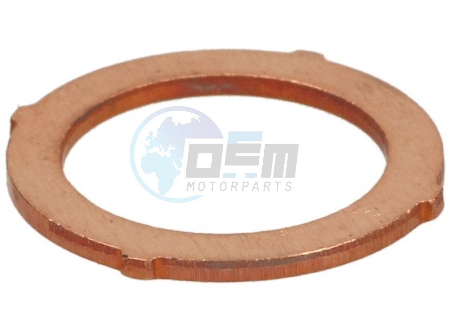 Product image: Derbi - 969236 - GASKET, EXHAUST PIPE 50CC   0