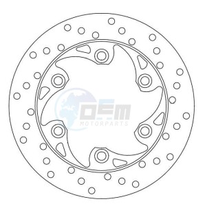 Product image: Ferodo - FMD0472R - Brake disc fixed 