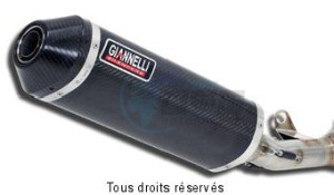Product image: Giannelli - 73716C6SY - Silencer Supersport  Z 750 04/06  Z 750 S 05/06 Hom.  SlipOn Carbon + Carbon Exhaust Cap 